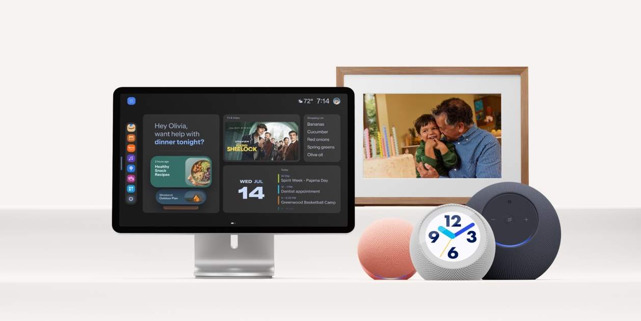 Amazon renueva su familia Eco: pantalla de 16 pulgadas, despertador con Alexa+ y más