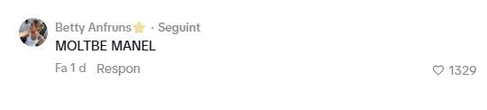 Els comentaris dels vídeos de Manu Rivas / TikTok