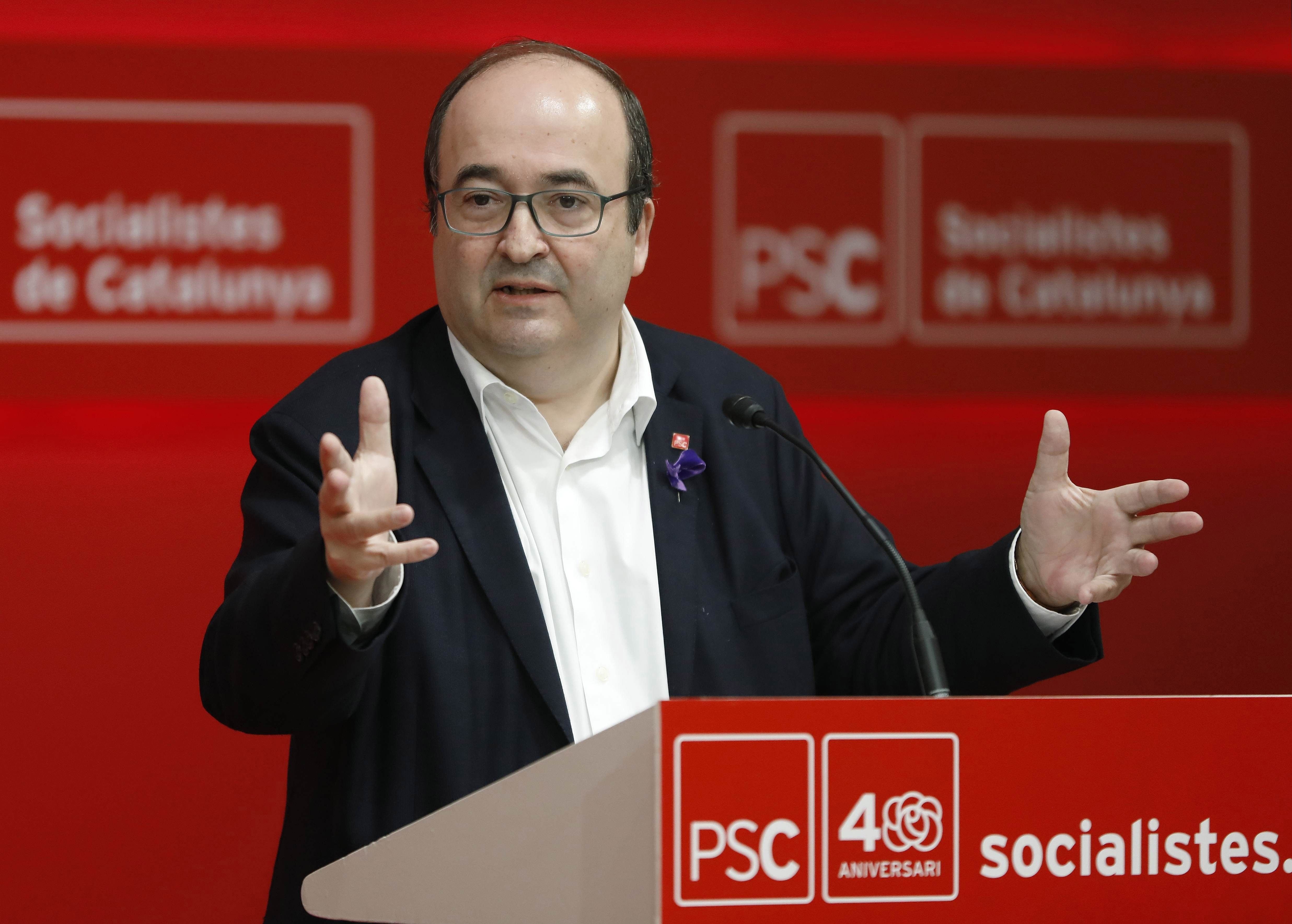 Iceta fa costat a Borrell: "Ha rebut un tracte indigne"