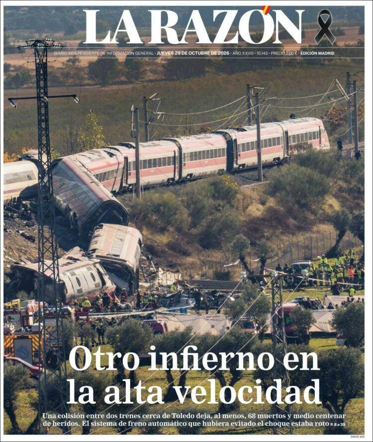 'La Razón', 29 d'octubre de 2026 'La Razón', 29 d'octubre de 2026