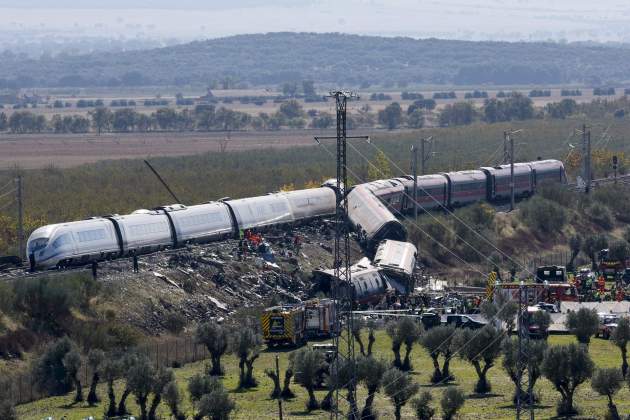 Imatge de l'accident ferroviari d'Urda Imatge de l'accident ferroviari d'Urda