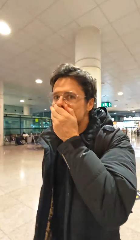Octavi Pujades, a l'aeroport de Barcelona IG Octavi Pujades, a l'aeroport de Barcelona IG