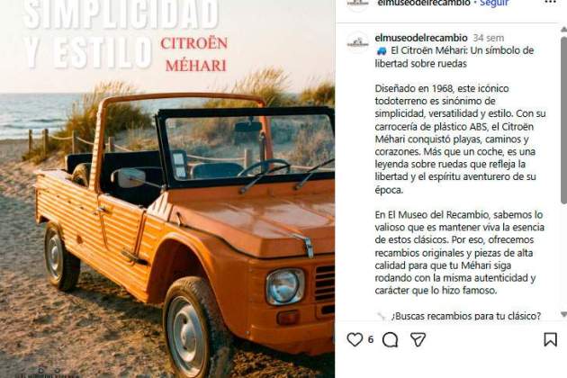 Citroën Mehari Instagram Citroën Mehari Instagram