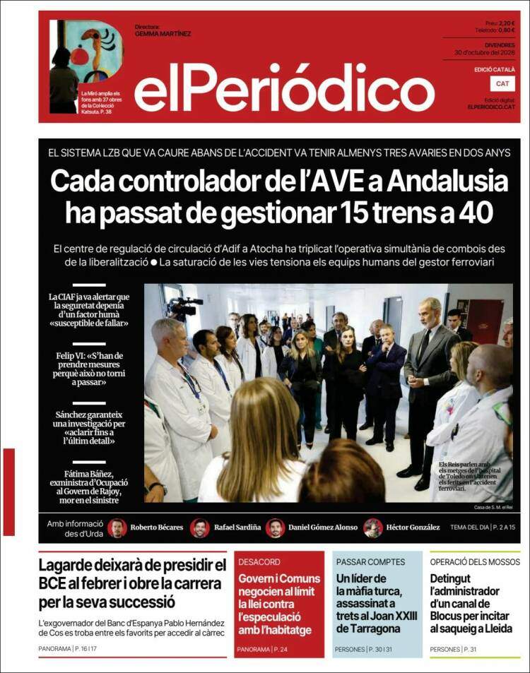 'El Periódico', 30 d'octubre de 2026 'El Periódico', 30 d'octubre de 2026