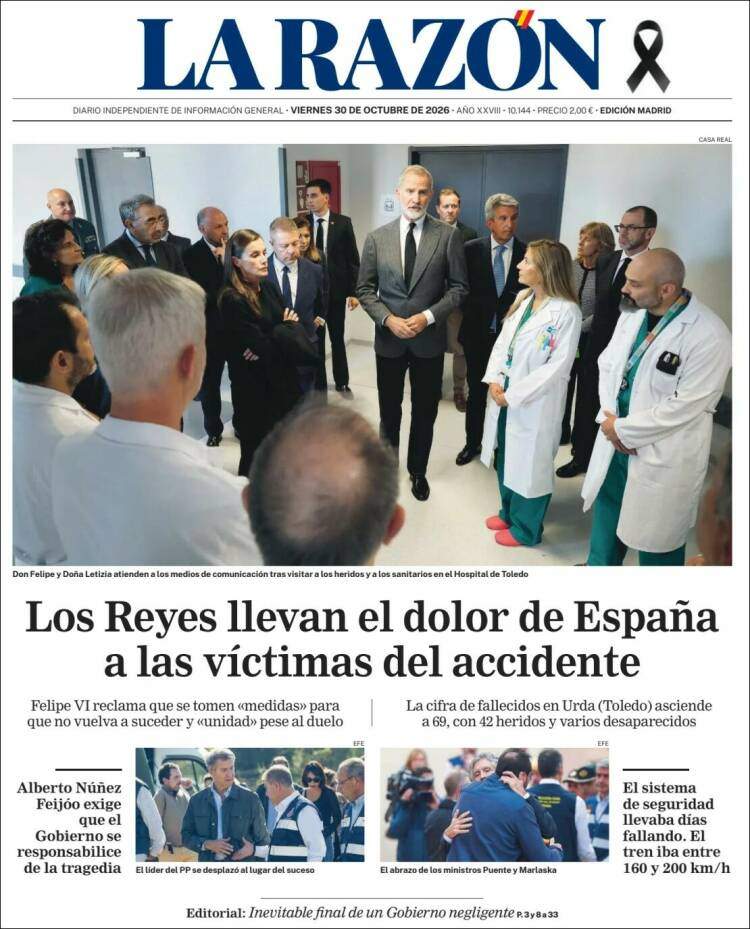'La Razón', 30 d'octubre de 2026 'La Razón', 30 d'octubre de 2026