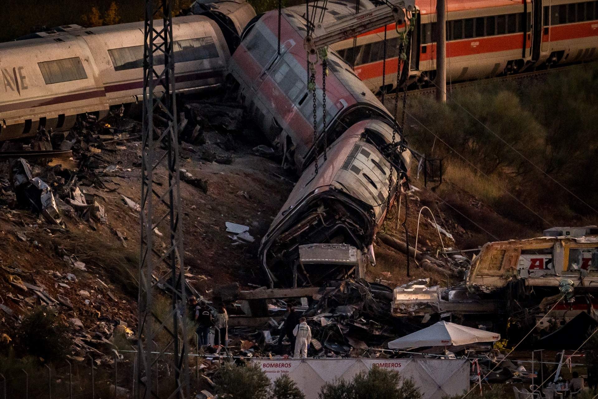 L'AVE va envestir l'Iryo a entre 160 i 200 km/h, segons el primer informe tècnic de l'accident de Toledo