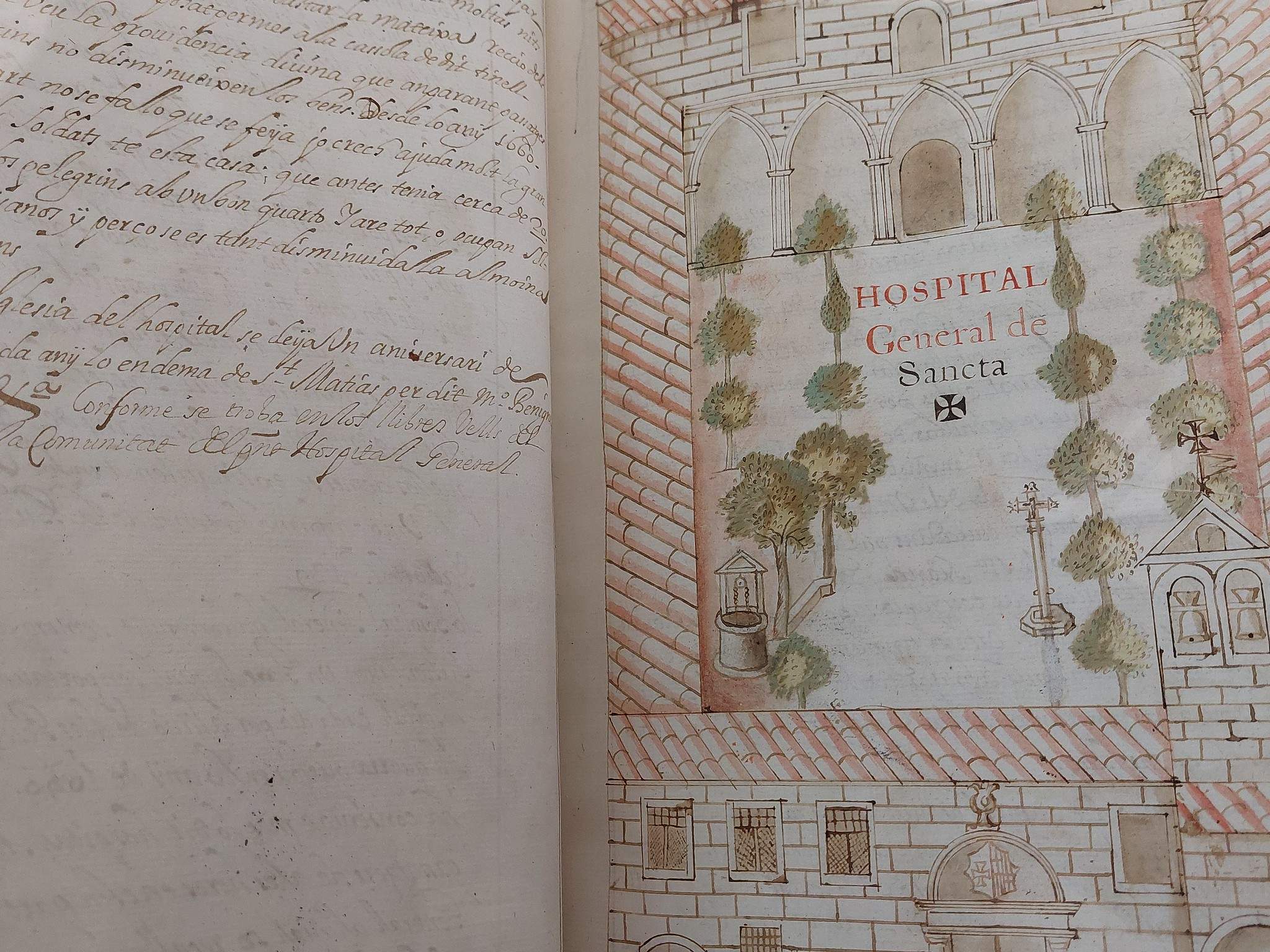 Dos itinerarios acercan el antiguo hospital de la Santa Creu de Barcelona a su legado histórico