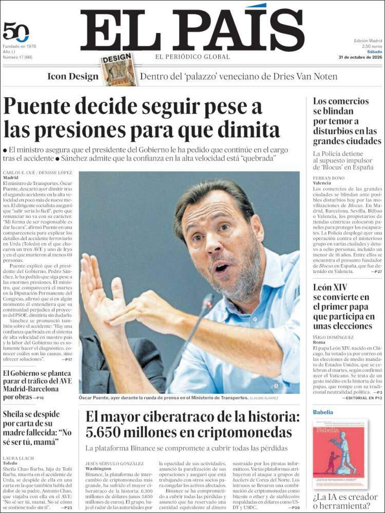 'El País' 31 'El País' 31