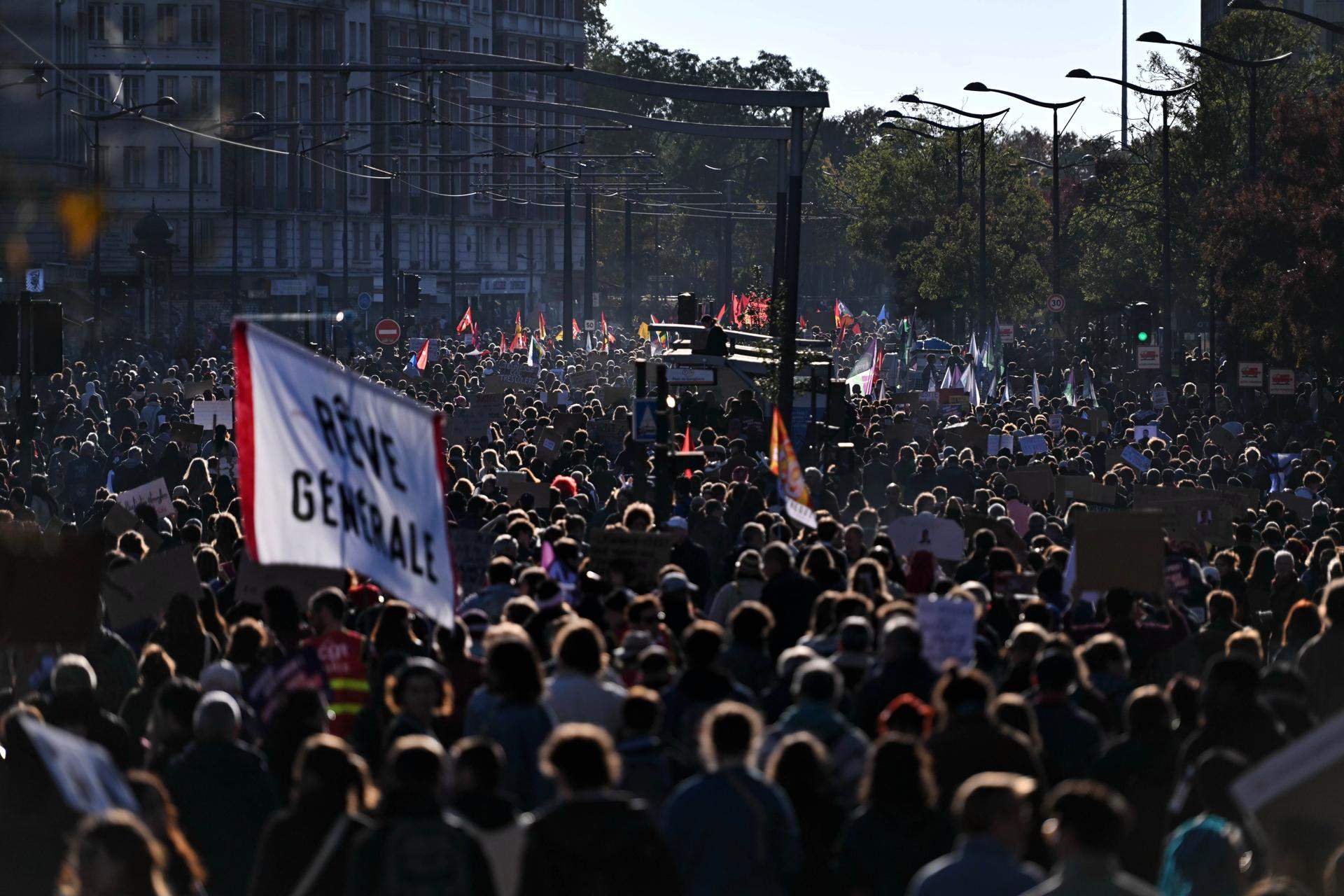 França viu un nou dissabte de manifestacions amb incidents violents