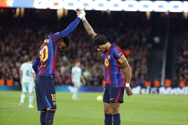 Lamine Yamal Raphinha Barça Alabès Lamine Yamal Raphinha Barça Alabès