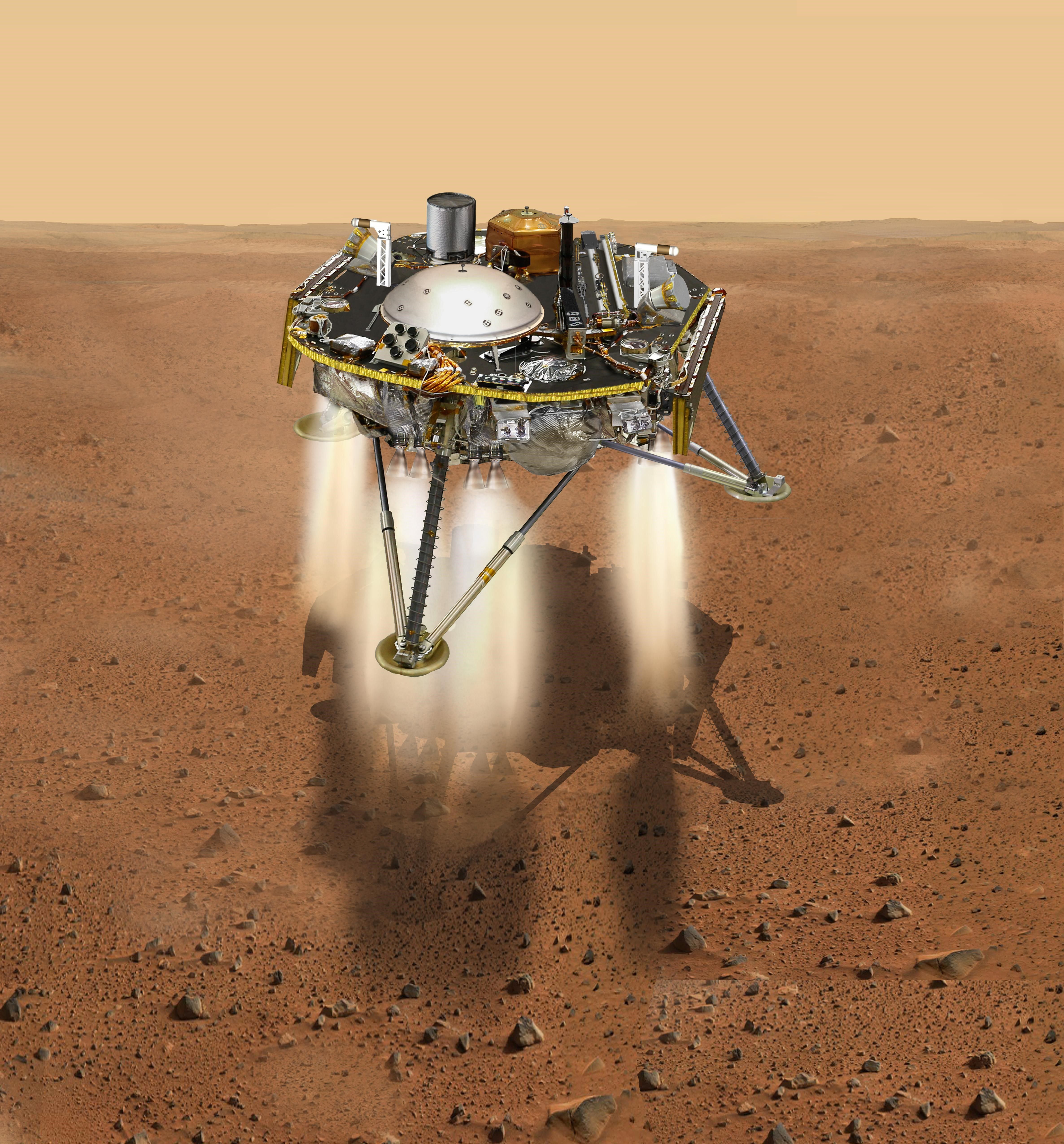 El módulo espacial InSight de la NASA aterriza con éxito en Marte
