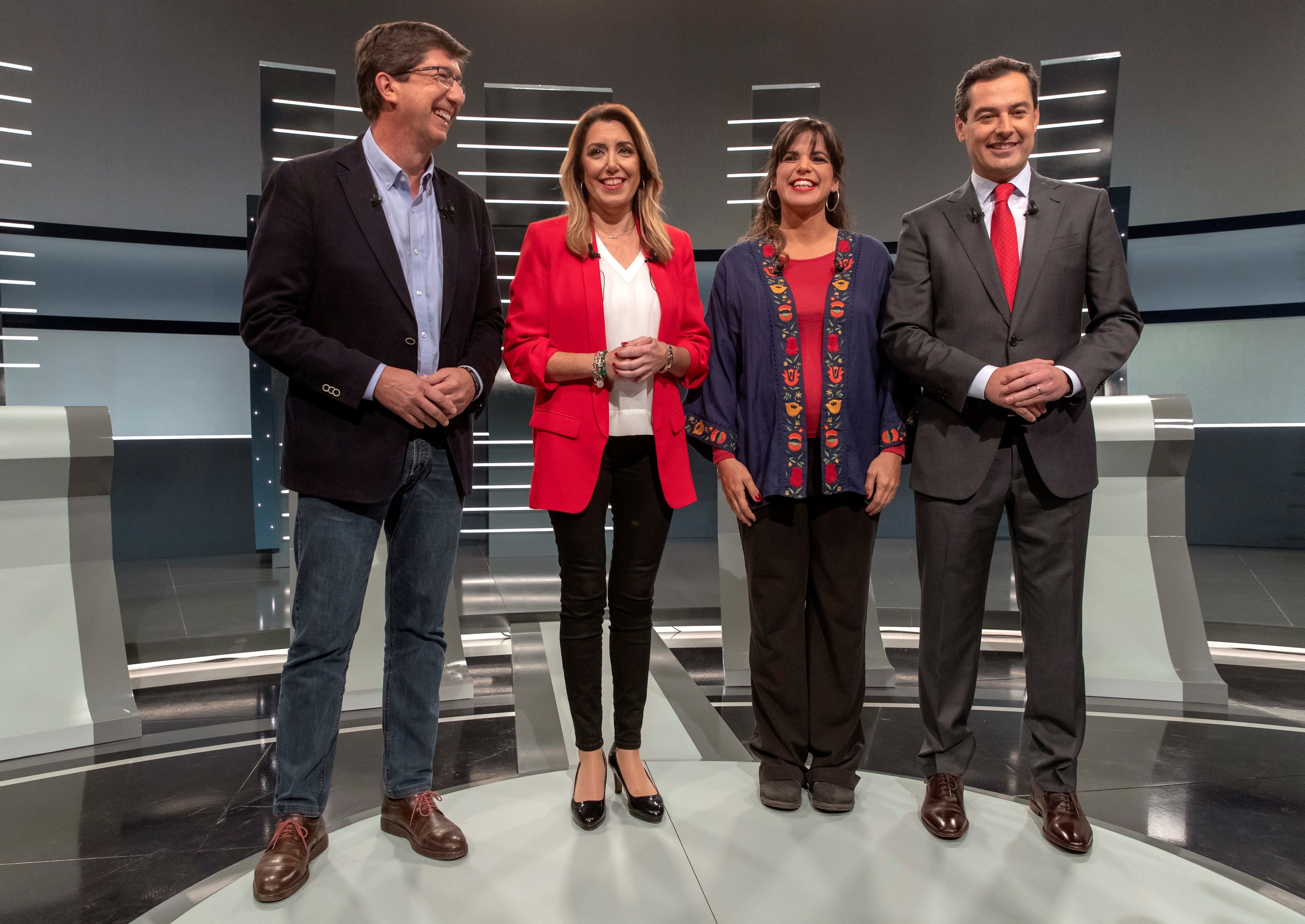 Los candidatos andaluces vuelven a pelearse por Catalunya