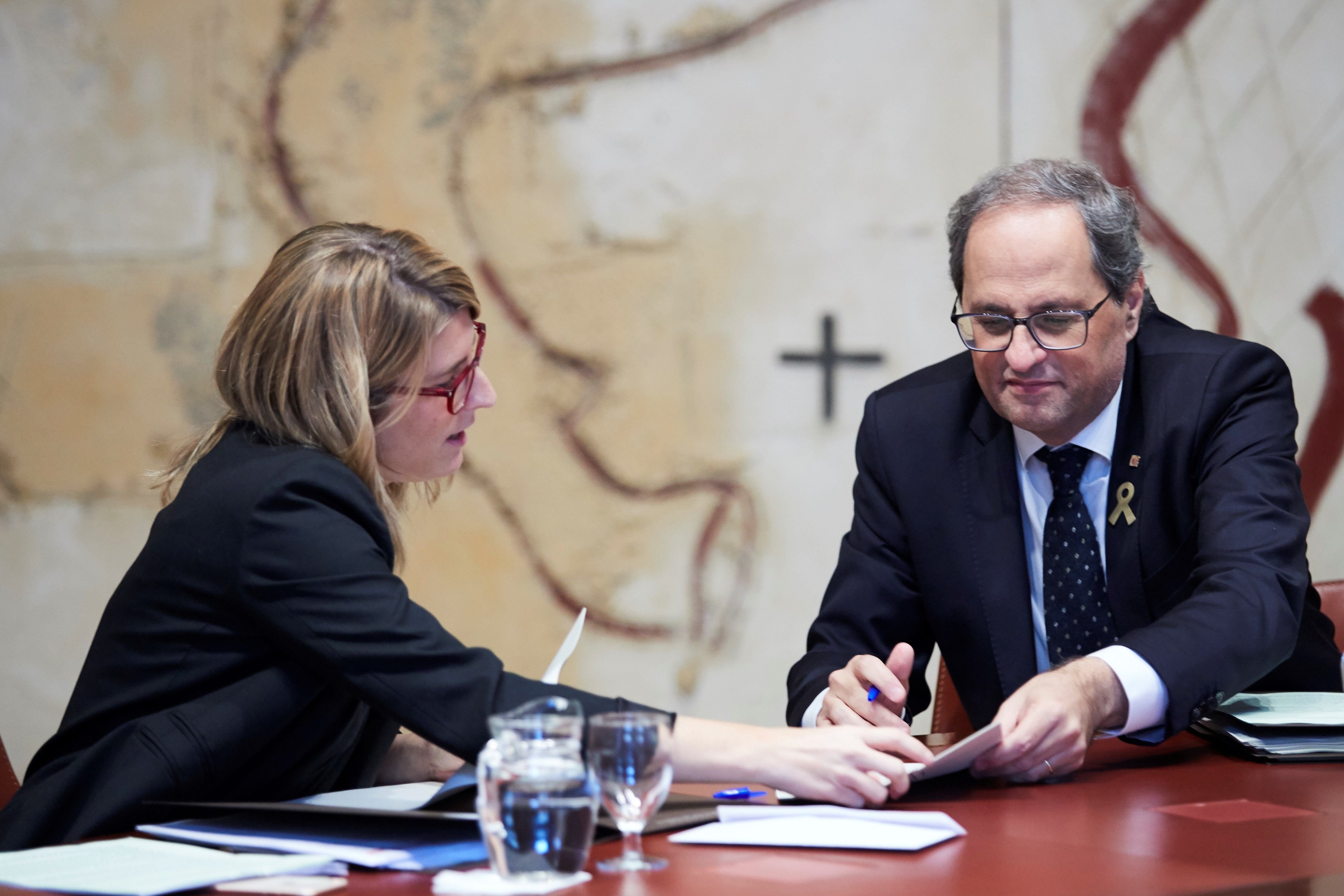 Torra comunica per carta al Congrés i Senat que no celebra una Constitució convertida en “una gàbia”