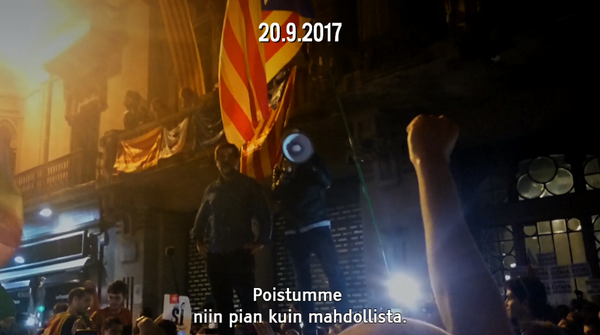 La televisió finlandesa, contundent en narrar "la revenja espanyola" a Catalunya
