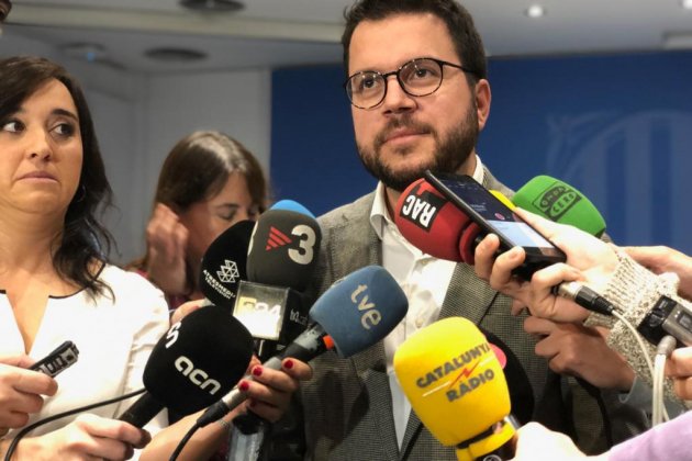 Aragonès reunio pressupostos- Marta Lasalas