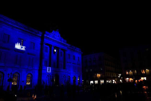 Ajuntament Barcelona blau pena de mort - ACN Ajuntament Barcelona blau pena de mort - ACN