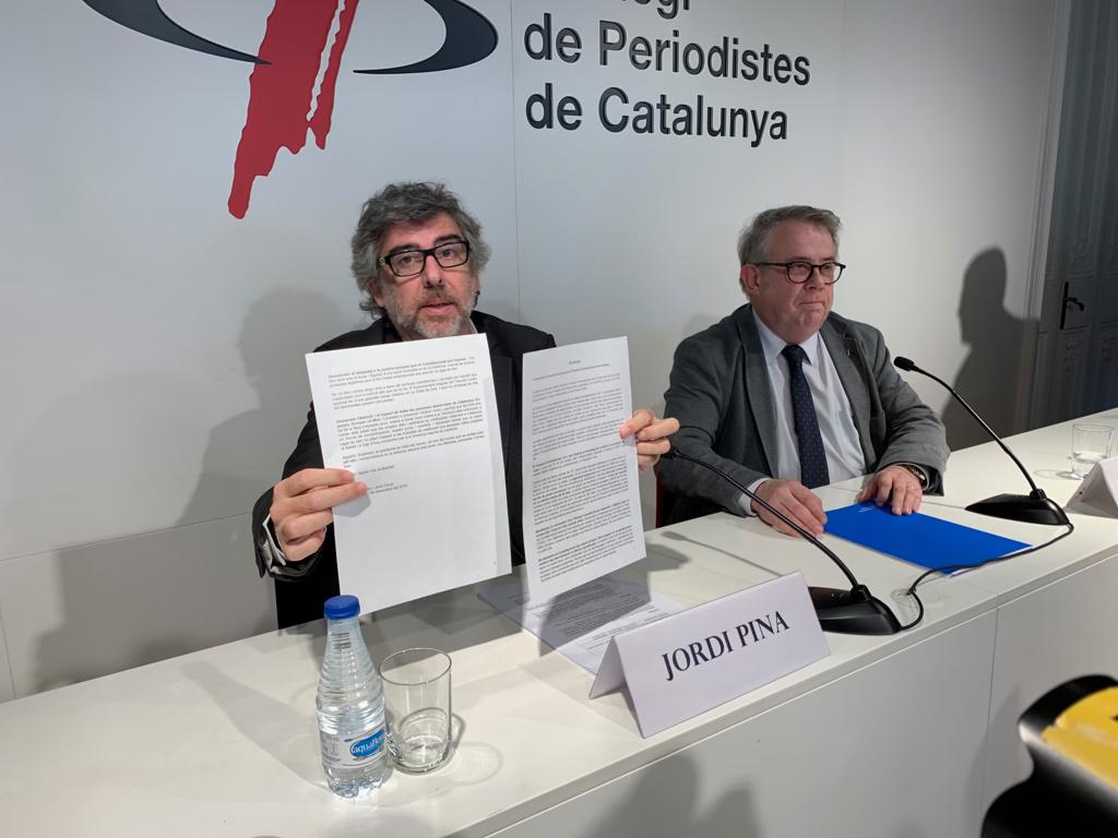 Document: Comunicat de Sànchez i Turull sobre la vaga de fam