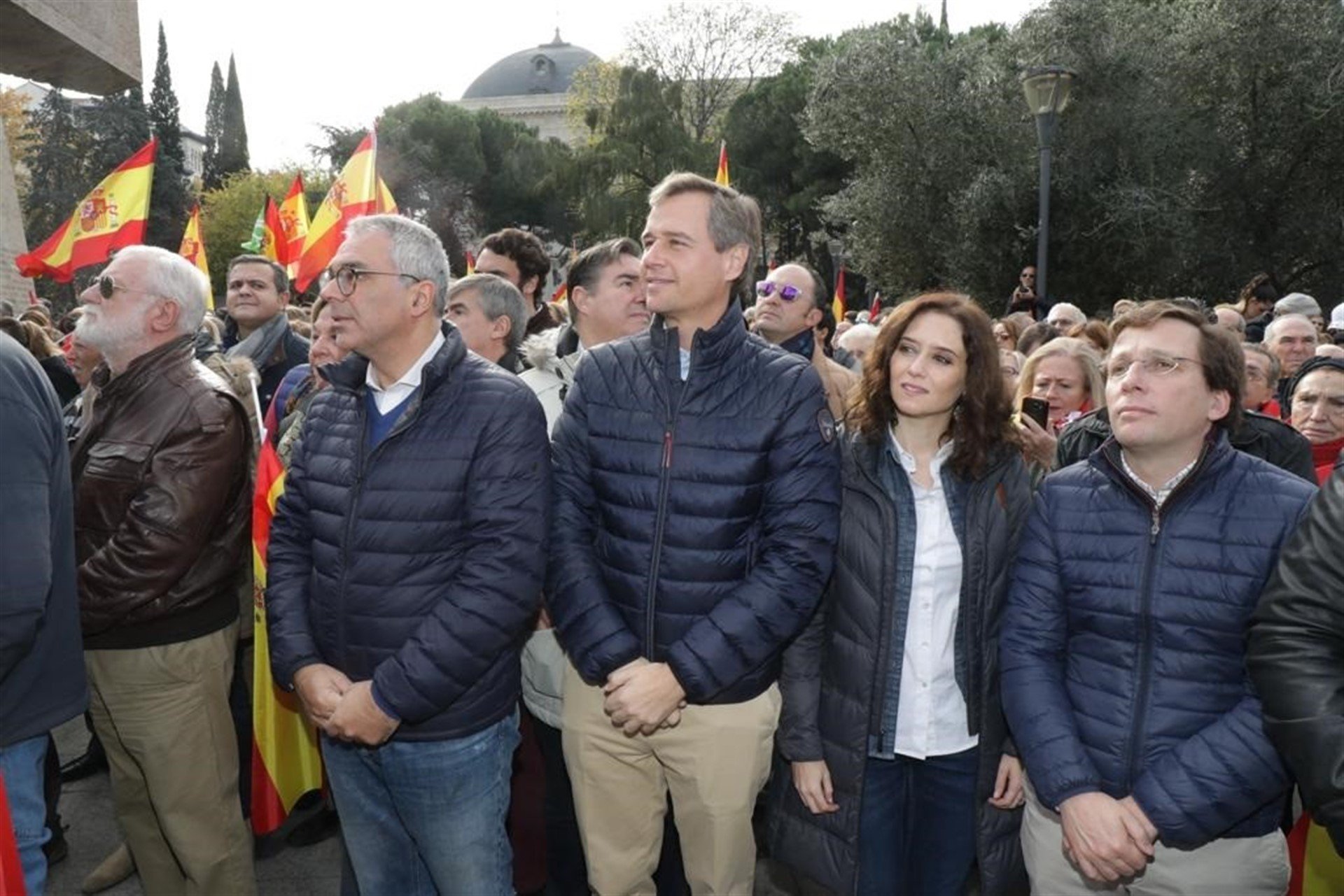 Dirigentes del PP acuden a la manifestación ultra de Madrid