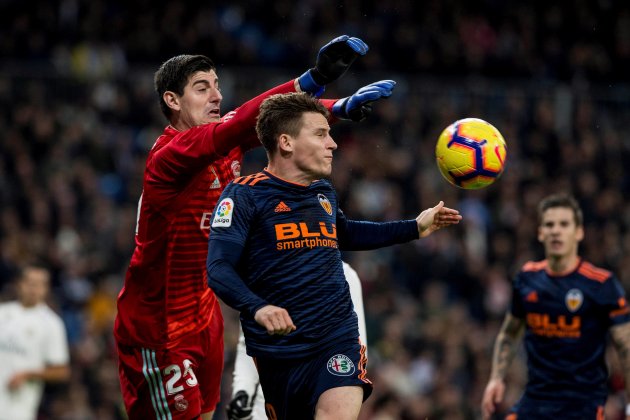 Courtois Gameiro Madrid Valencia EFE