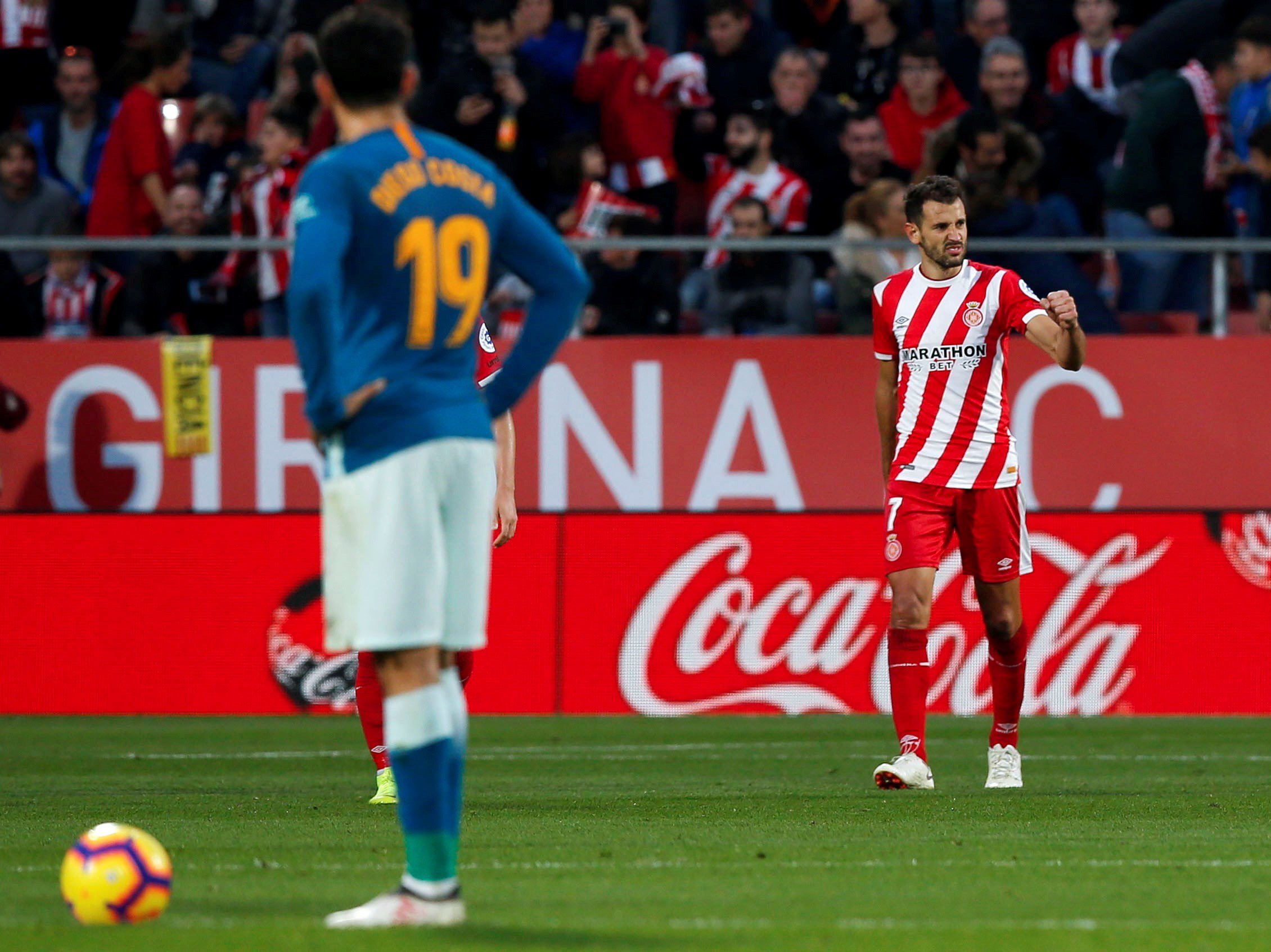 Ni l'Atlètic de Madrid pot superar Stuani (1-1)