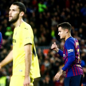 pique coutinho barça vila real efe pique coutinho barça vila real efe