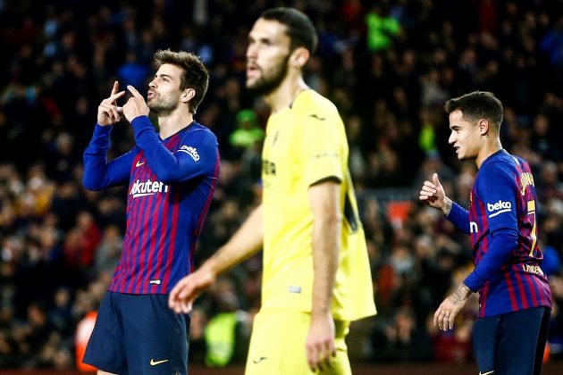 pique coutinho barça villa real efe