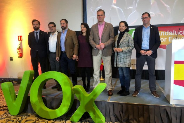 Vox roda premsa resultats andaluses   Maria Macià