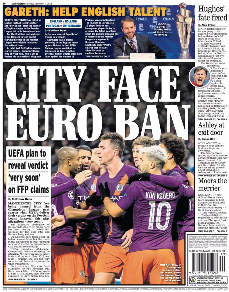 Express Sport Portada 04 12 2018