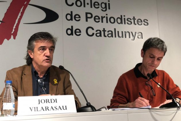 Jordi Vilarasau Viceç Relats rueda de prensa huelga de hambre - Marta Lasalas