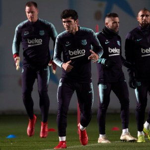 Aleñá entrenament Barça EFE Aleñá entrenament Barça EFE