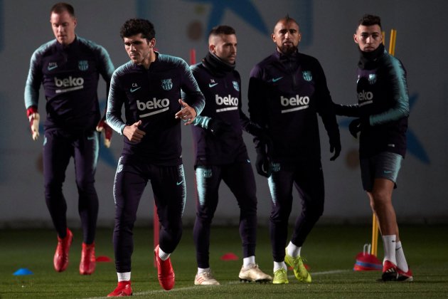 Aleñá entrenament Barça EFE Aleñá entrenament Barça EFE