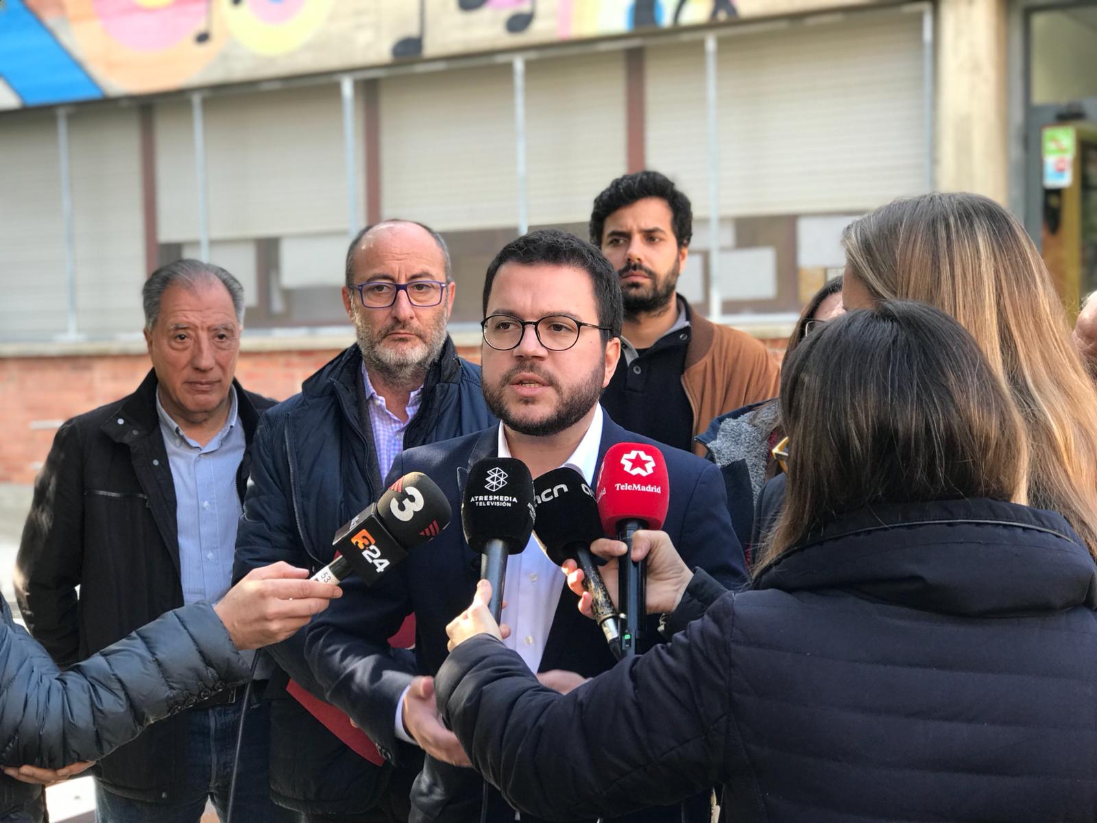 Aragonès, sobre els pressupostos de l'Estat: "No acceptarem xantatges"
