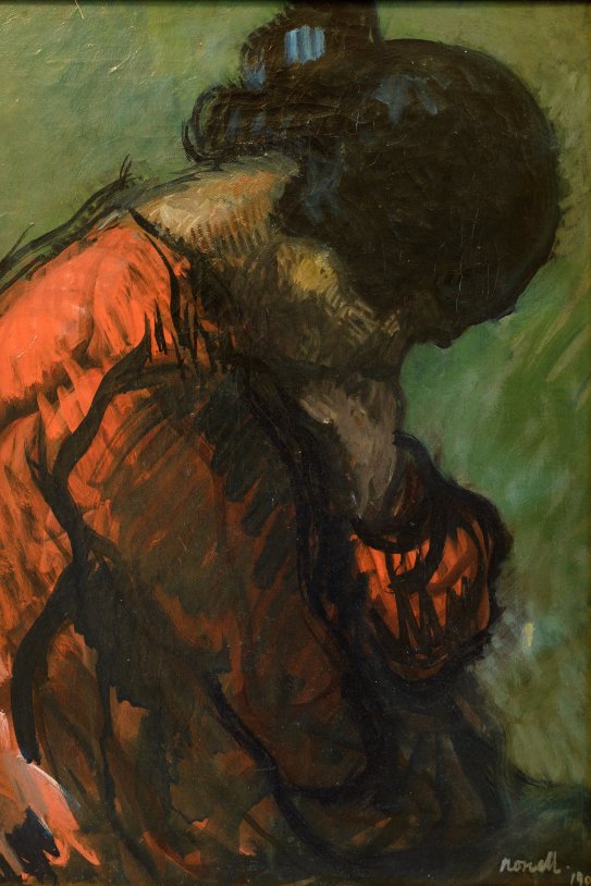 Isidre Nonell (1872 1911) Étude Gitana 1903 Aceite sobre tela 66x54cm