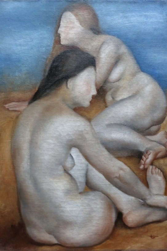 Josep de Togores (1893 1970) Nudo c 1925 Aceite sobre tela 73x54 5 cm