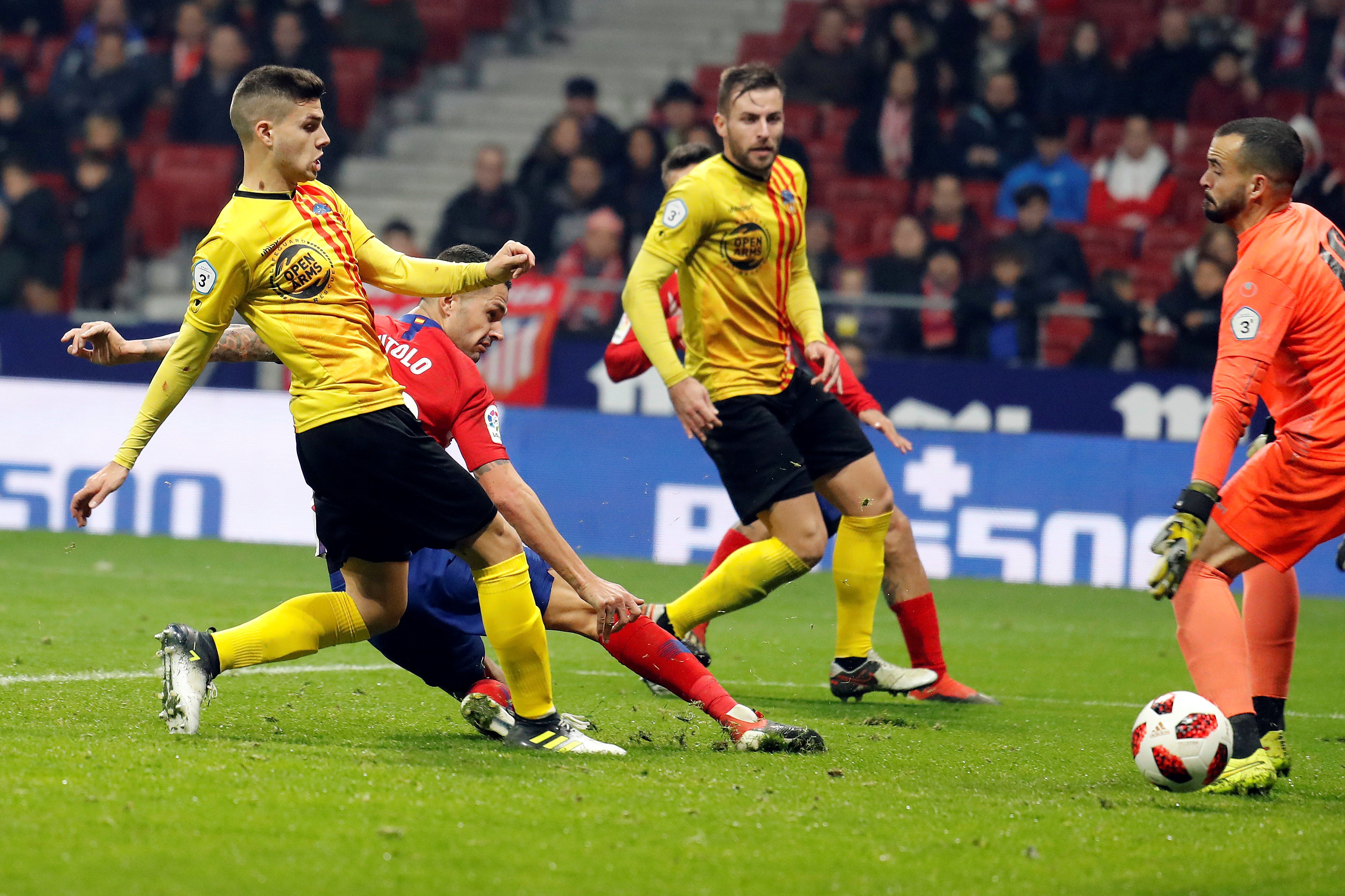 El Atlético despierta al Sant Andreu del sueño de la Copa (4-0)