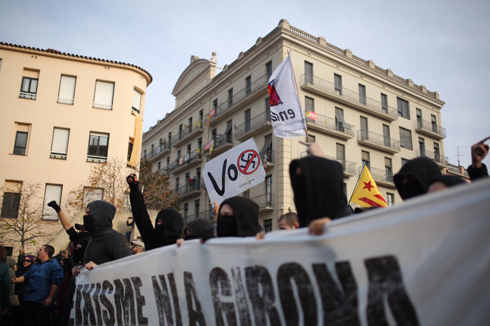 Convoquen una manifestació antifeixista contra la de Vox a Barcelona