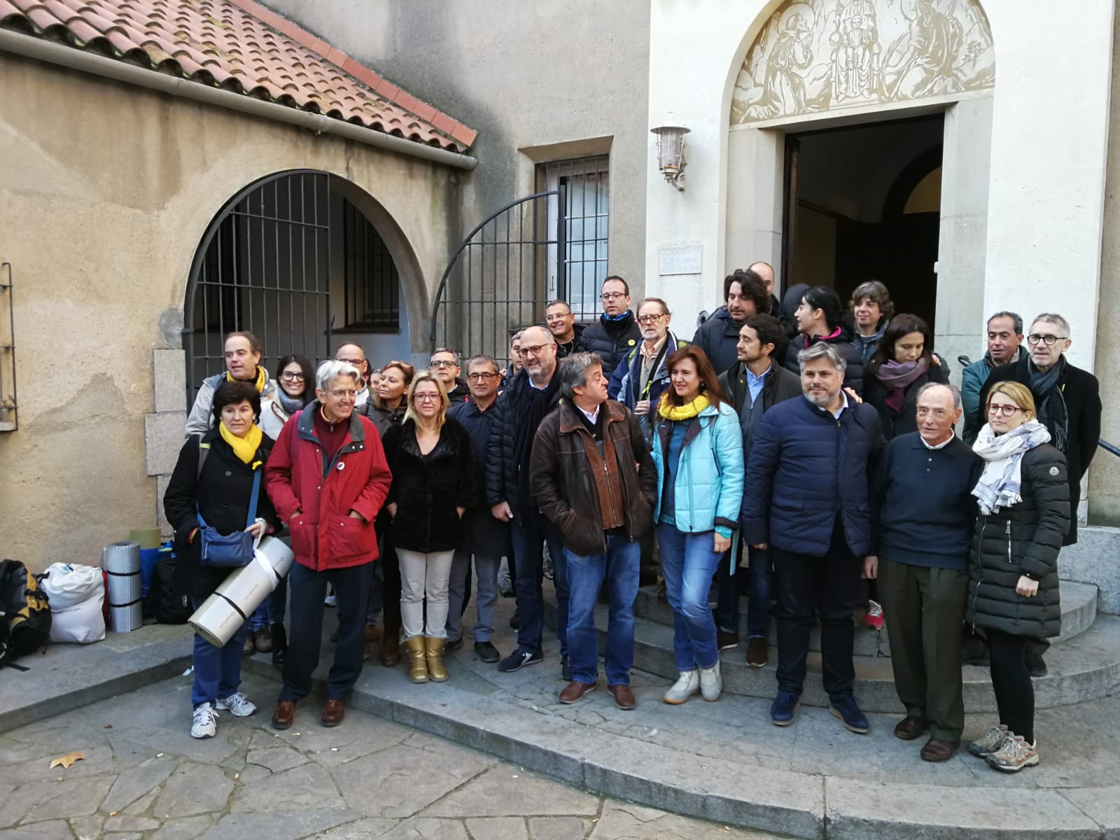 Acaba el ayuno de 24 horas de los miembros del Govern y diputados independentistas