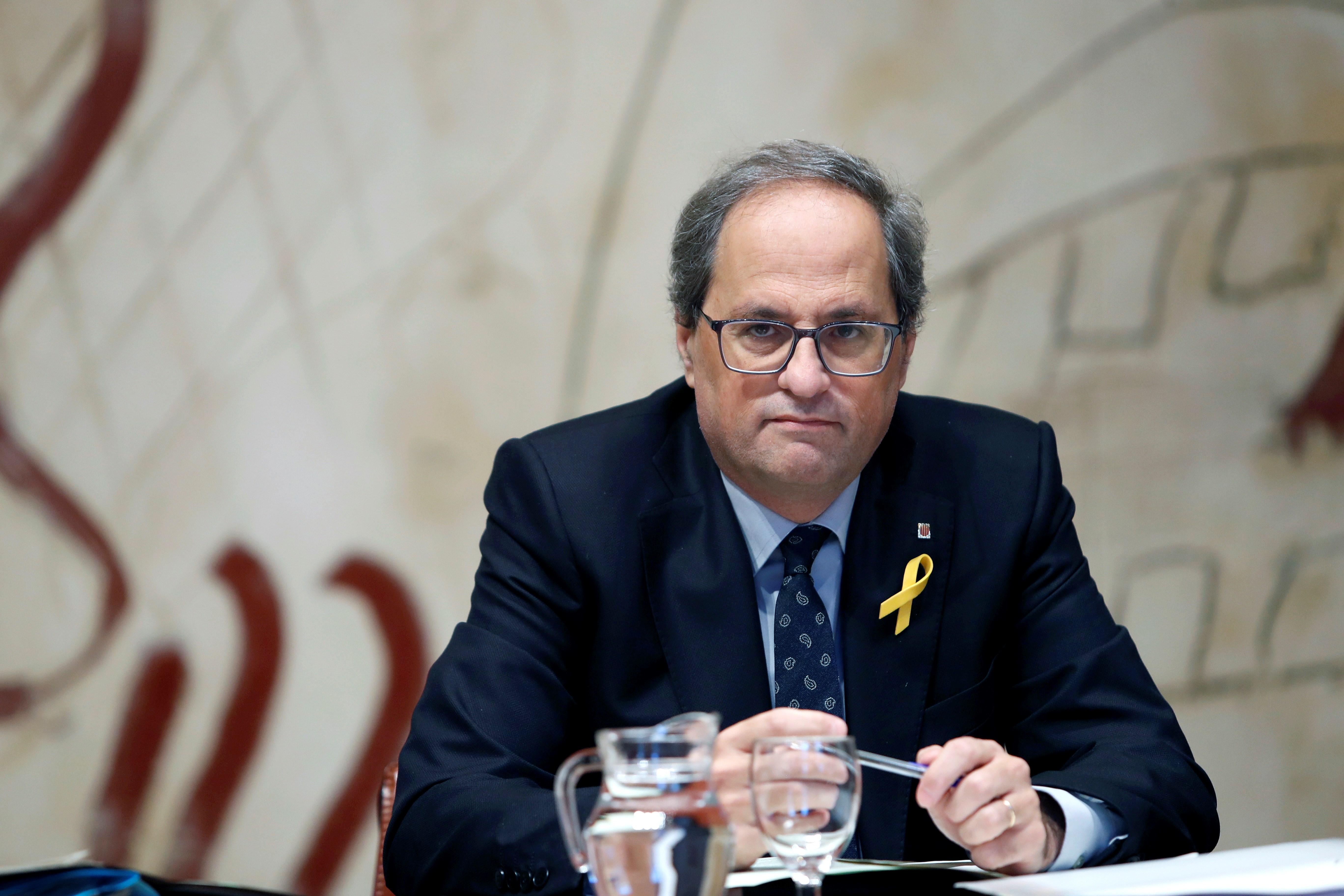 Catalan president Torra starts 48-hour fast in support of hunger strikers