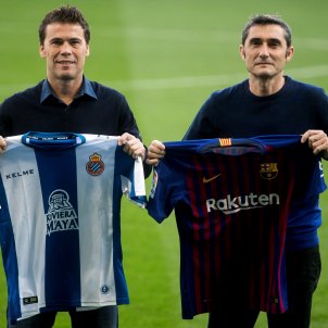 Rubi Ernesto Valverde Espanyol Barça EFE Rubi Ernesto Valverde Espanyol Barça EFE