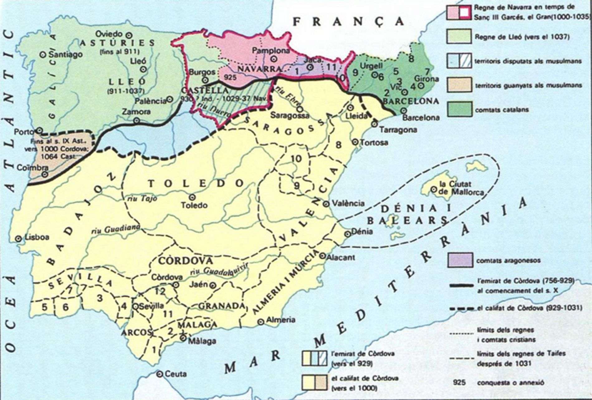 Existia Espanya l'any 1.000?