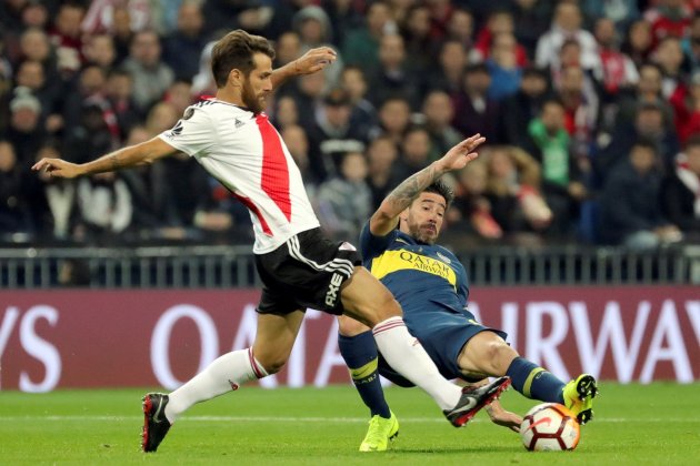 Ponzio Pablo Pérez River Boca Libertadores Bernabéu EFE