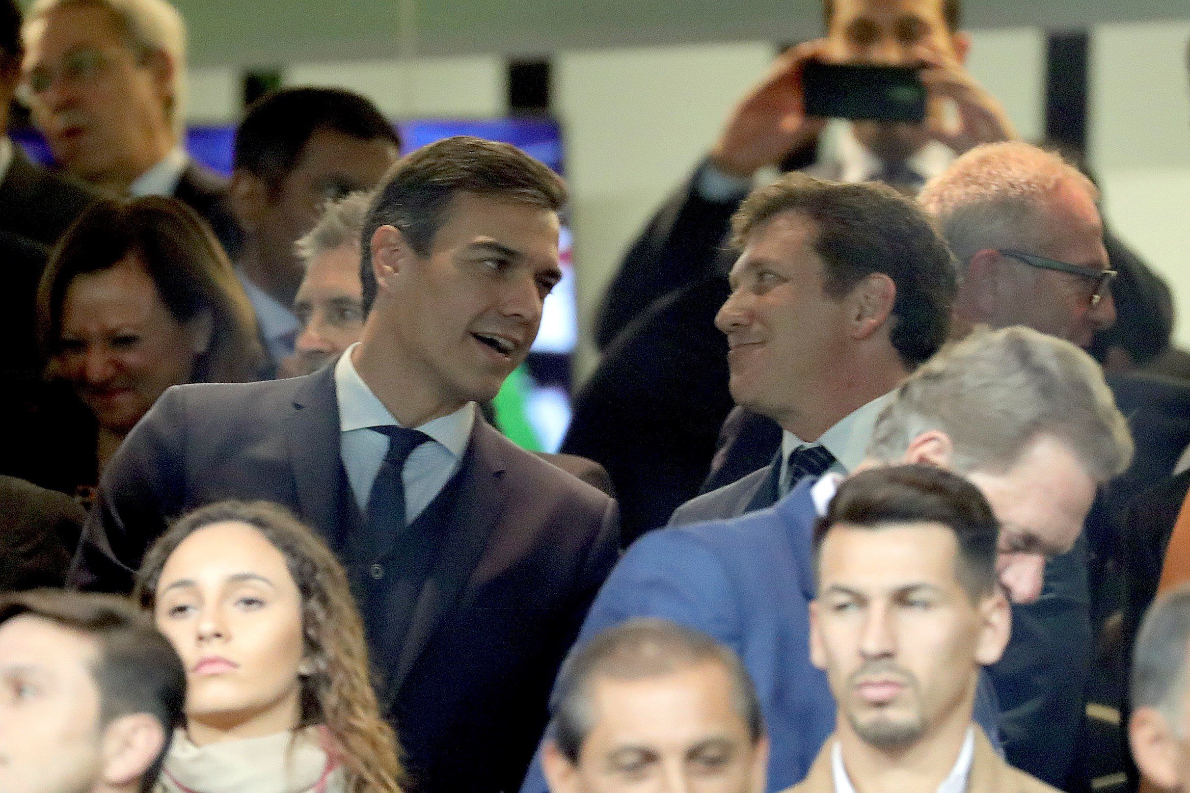 Els vips visiten el Santiago Bernabéu a la final de la Libertadores