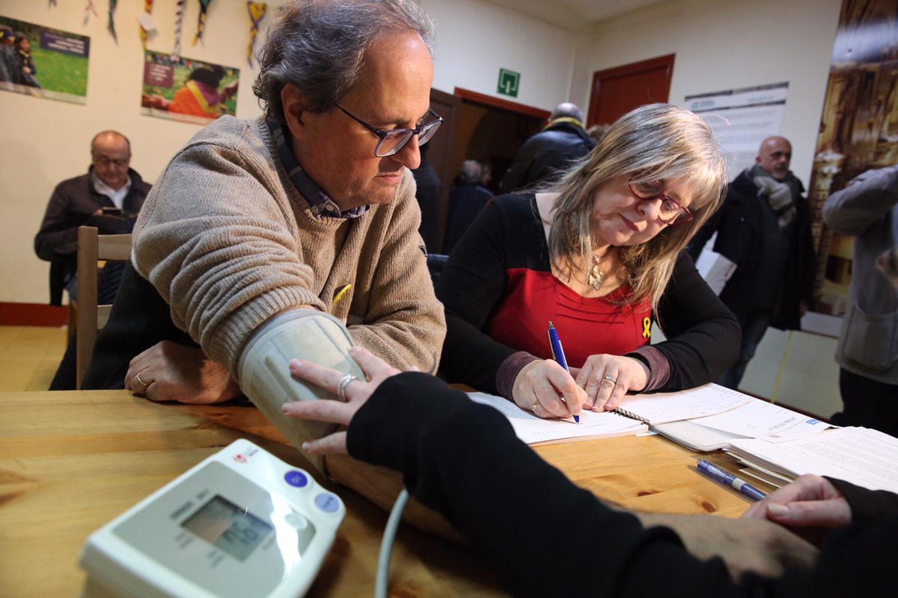 Torra inicia un dejuni de 48 hores i dormirà dues nits a Montserrat