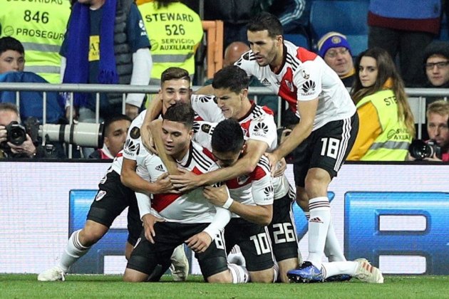 Celebració River Santiago Bernabéu Boca Libertadores EFE
