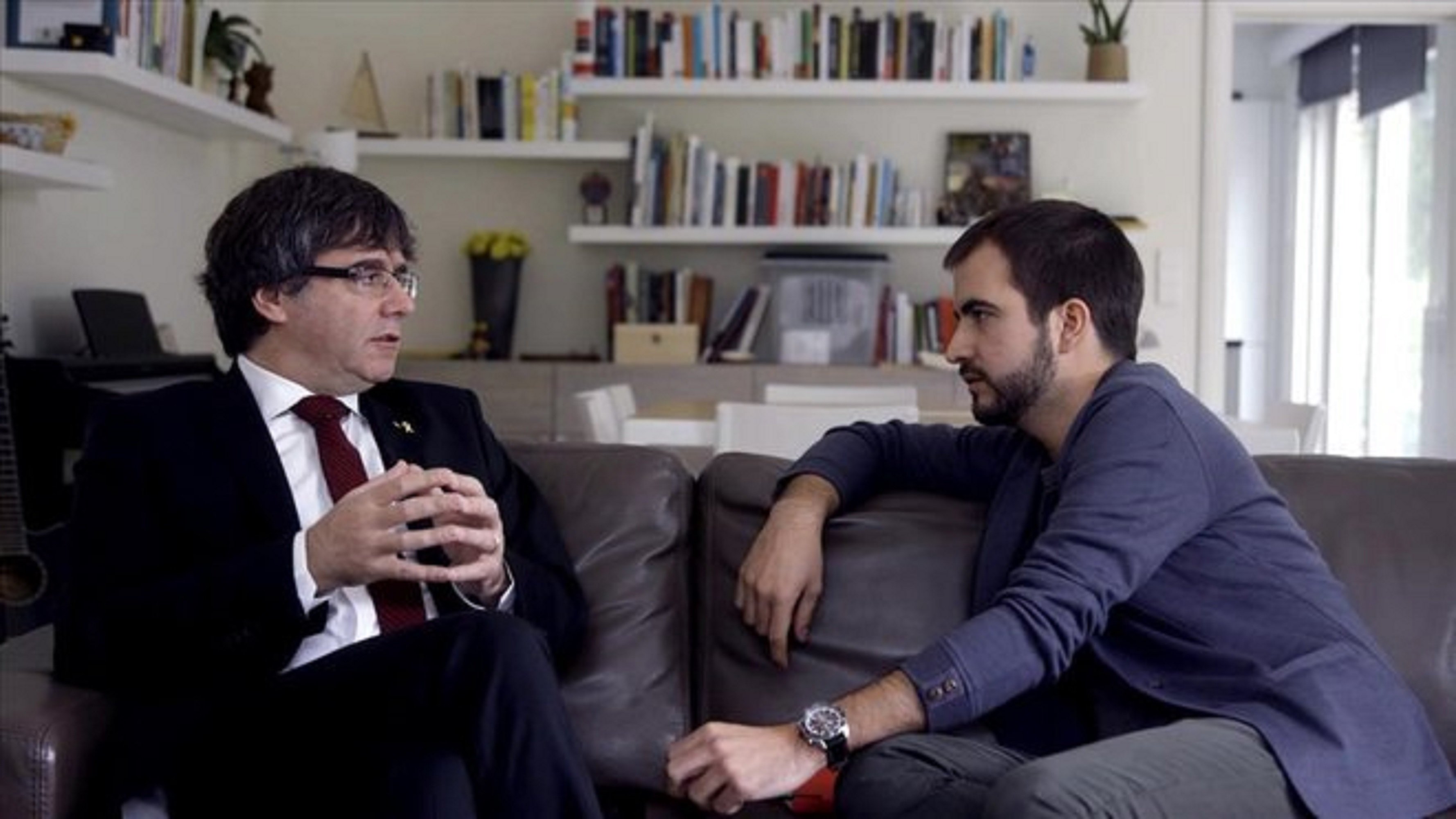 Puigdemont en TV3: "El discurso del Rey después del 1-O fue un aval a Vox"