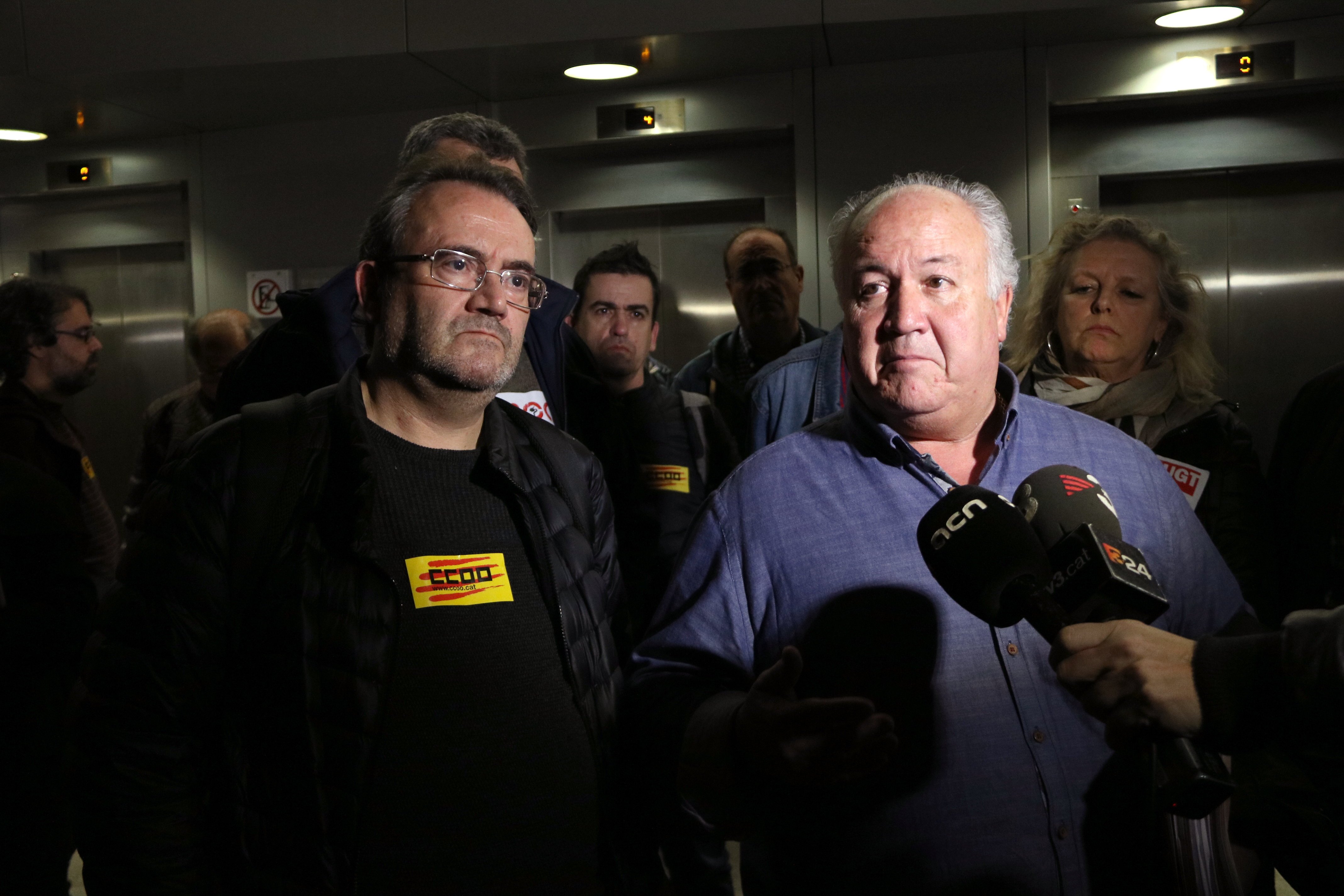 CCOO i la UGT mantenen la vaga de funcionaris d'aquest dimecres