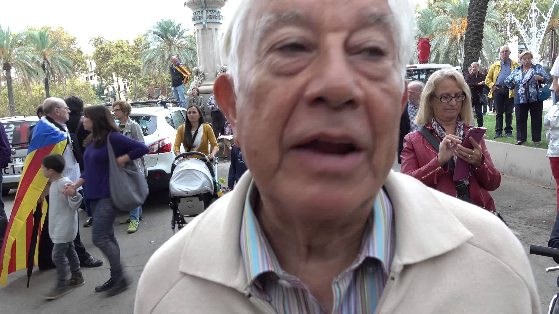 Així ho han vist els concentrats en suport d'Ortega i Rigau