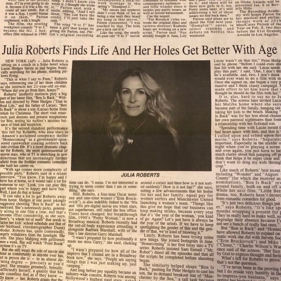 julia roberts titular diario