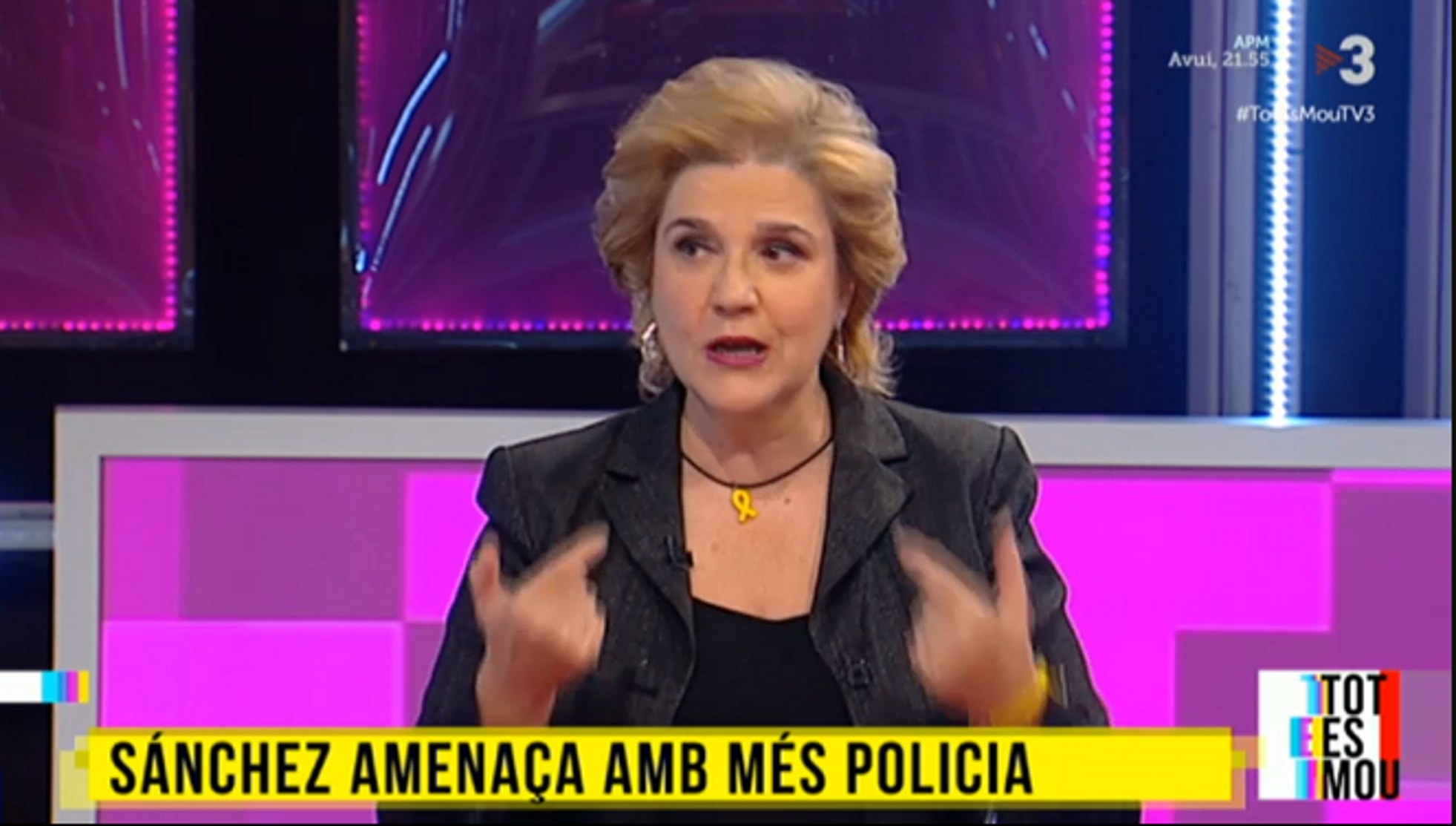 Rahola, indignada con los partidos españoles: "¡Traed ya la Brunete, directamente!"