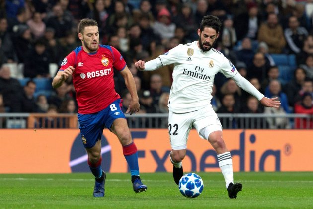 Isco Reial Madrid CSKA Moscou EFE